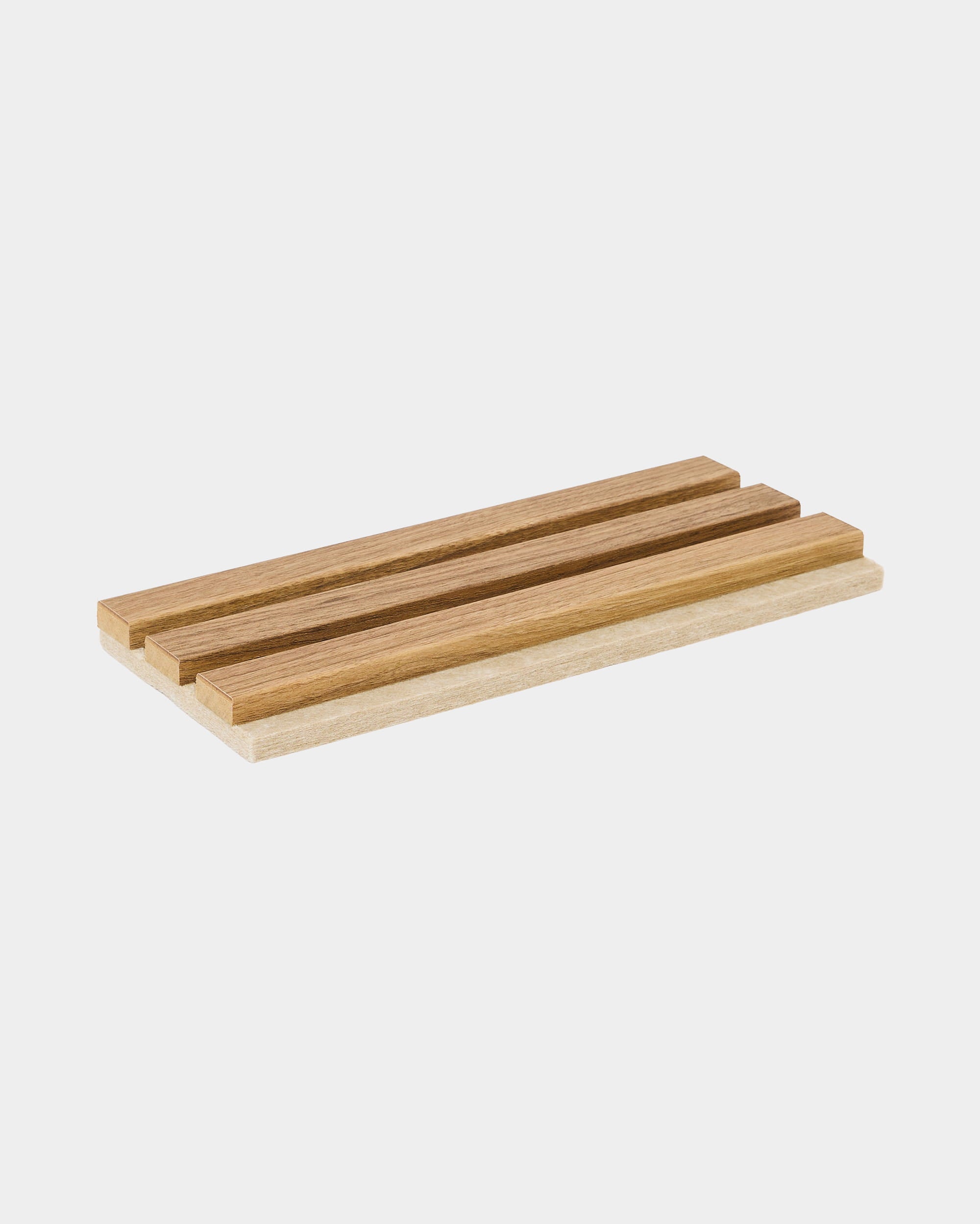 Akupanel | Sample / Wood-like, English Oak, Beige Felt