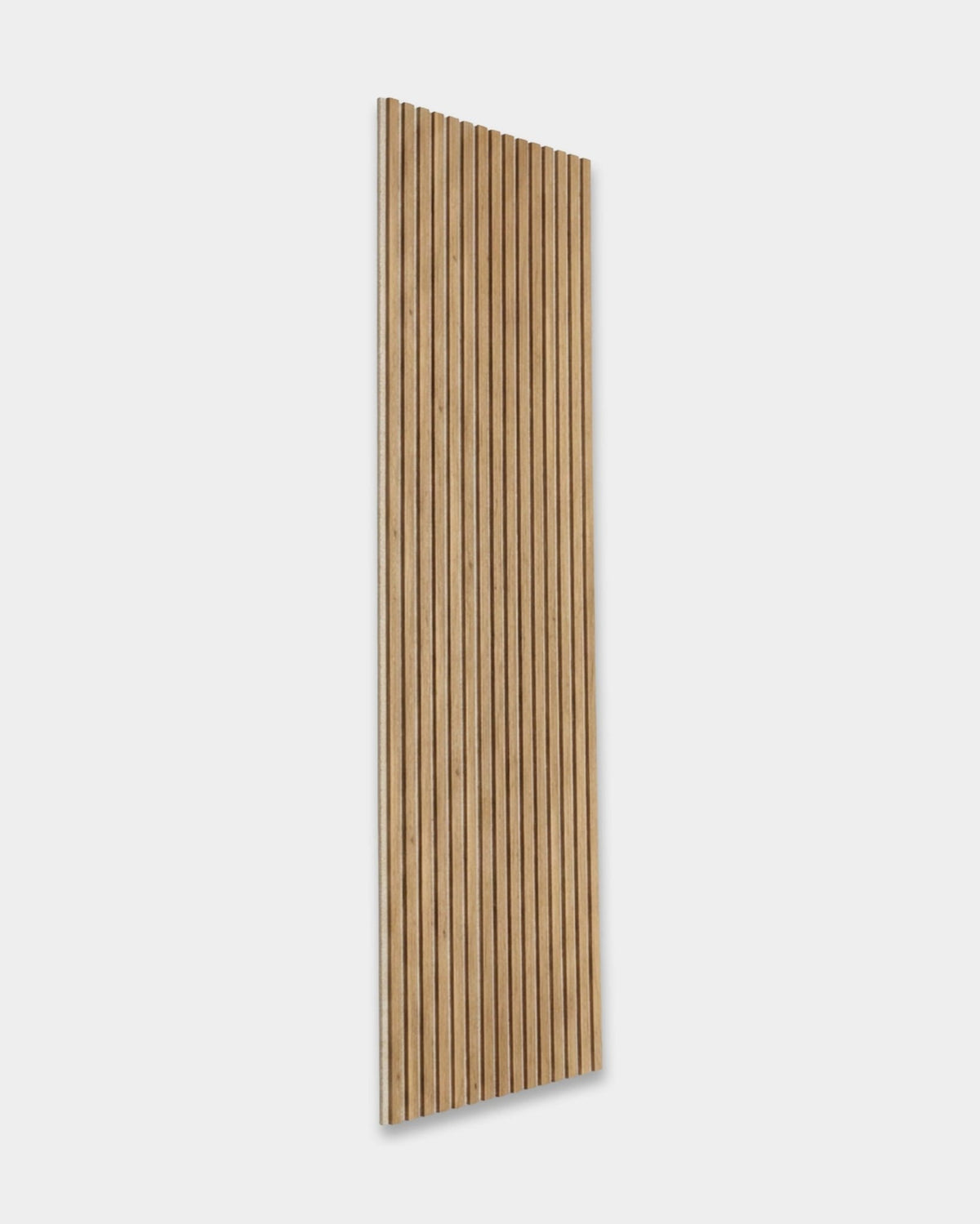 Akupanel | Acoustic Panel / Wood-like, English Oak, Beige Felt, 240 x